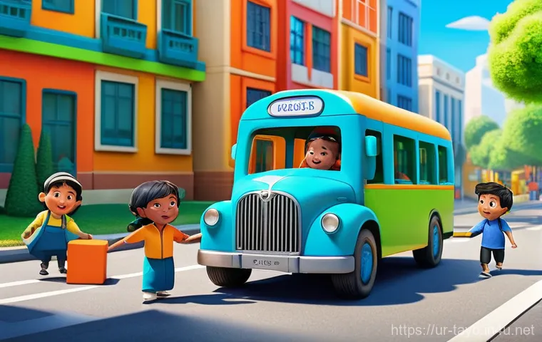 타요 에피소드 베스트 모음 - **A heartwarming scene of friendship and cooperation.** Tayo the Little Bus and his friends, Rogi, G...