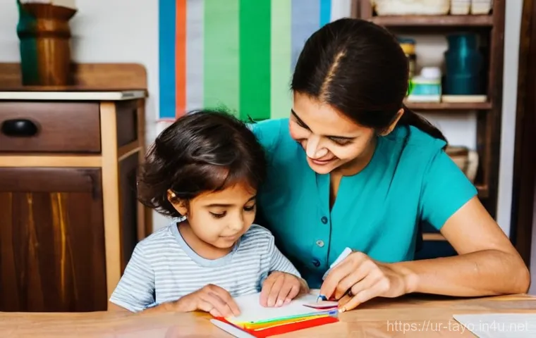 타요 캐릭터 DIY 만들기 - Crafting the Tayu Bus Foundation**
"A heartwarming scene featuring a Pakistani mother and her young...