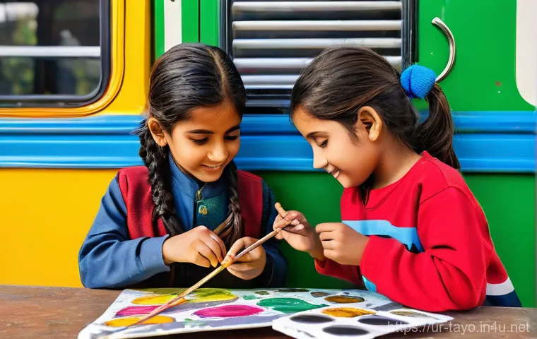 타요 캐릭터 DIY 만들기 - Crafting the Tayu Bus Foundation**

"A heartwarming scene featuring a Pakistani mother and her young...