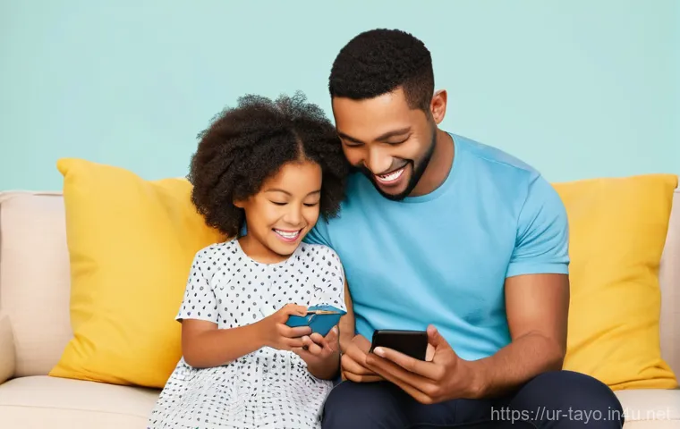 타요 이모티콘 출시 - **Prompt 1: Child's Joy and Creativity with Tayo Emojis**
    "A vibrant, eye-level shot of a joyful...