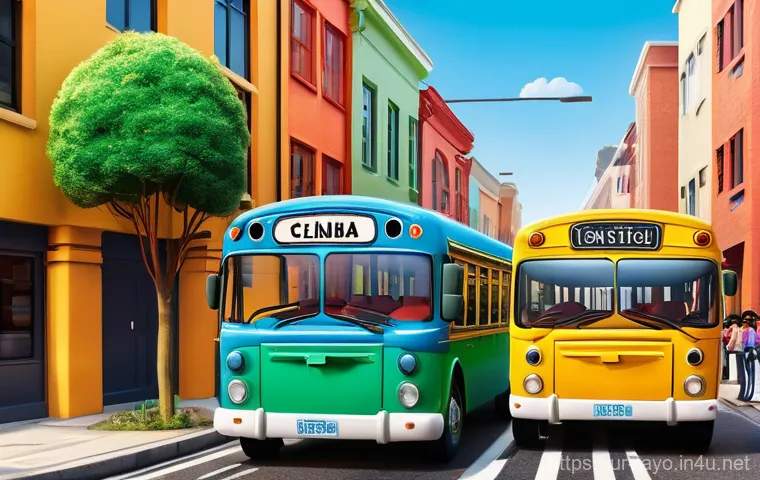 타요의 시장 점유율 - **Prompt:** A vibrant and cheerful scene depicting a group of diverse children, aged 4-7, eagerly ga...